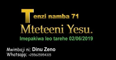 AUDIO Dinu Zeno - Mteteeni Yesu MP3 DOWNLOAD