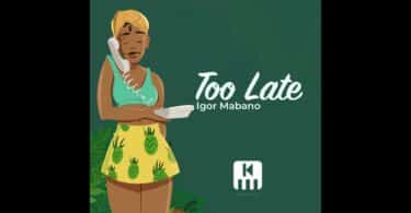 AUDIO Igor Mabano - Too late MP3 DOWNLOAD