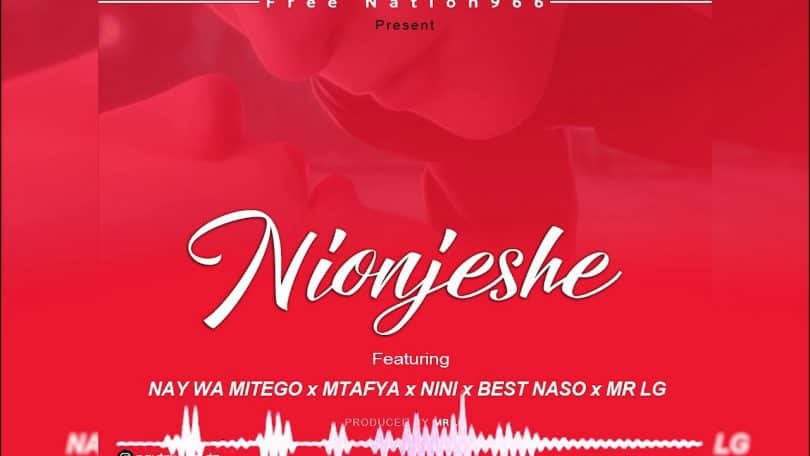 AUDIO Nay Wa Mitego Ft Best Naso X Nini X Mtafya & Mr. Lg - NIONJESHE MP3 DOWNLOAD