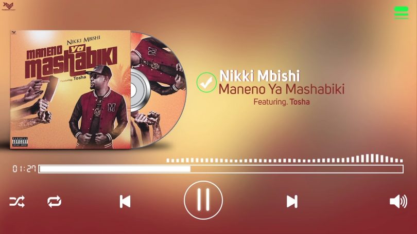 AUDIO Nikki Mbishi Ft Tosha - MANENO YA MASHABIKI MP3 DOWNLOAD