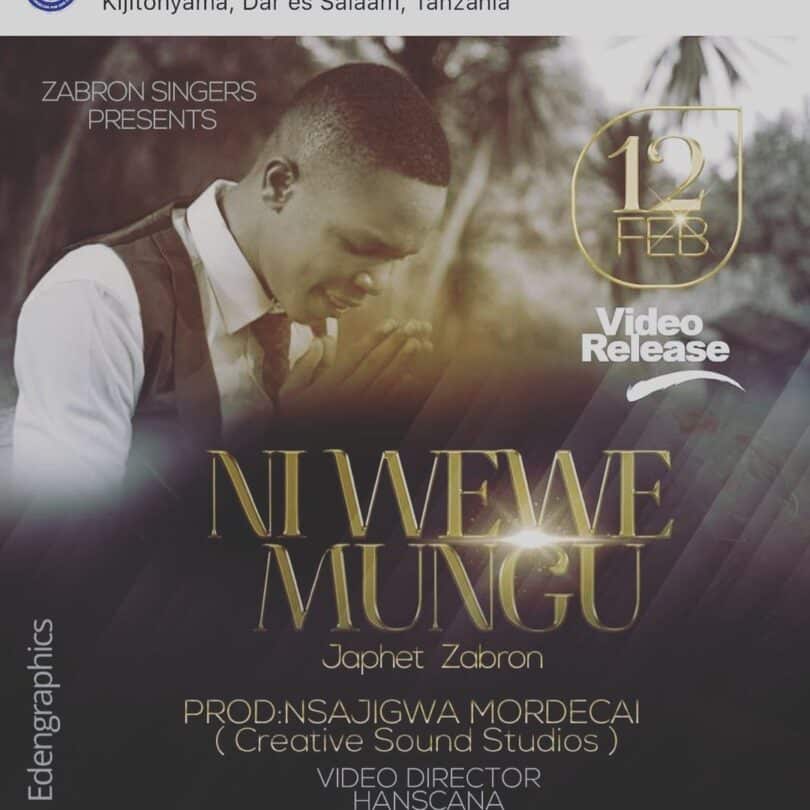 AUDIO Japhet Zabron - Ni Wewe Mungu MP3 DOWNLOAD