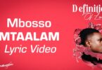 Mbosso – Mtaalam LYRICS