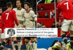 Ronaldo Vs Van Dijk got in a fight moment (+Video)