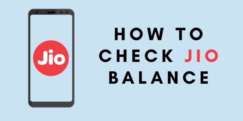 How to check Jio balance - Easiest way