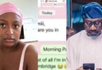 Leaked conversation between Femi Otedola and daughter