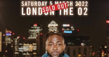 Davido sells out O2 Arena once again