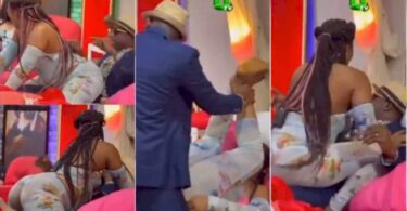 Lutterodt displays new wild sex styles with a lady on live TV (+Video)