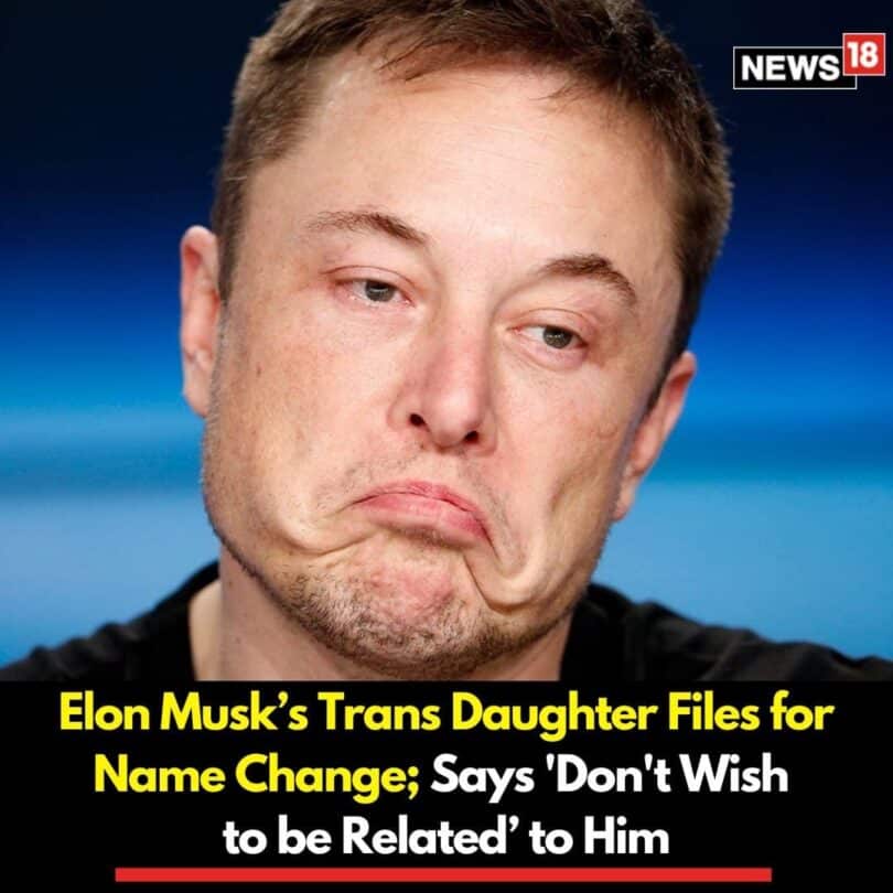 Elon's Son files to change his Gender