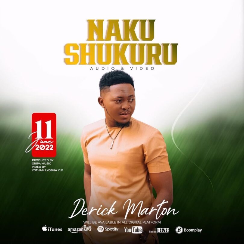 AUDIO Derick Marton - Nakushukuru MP3 DOWNLOAD