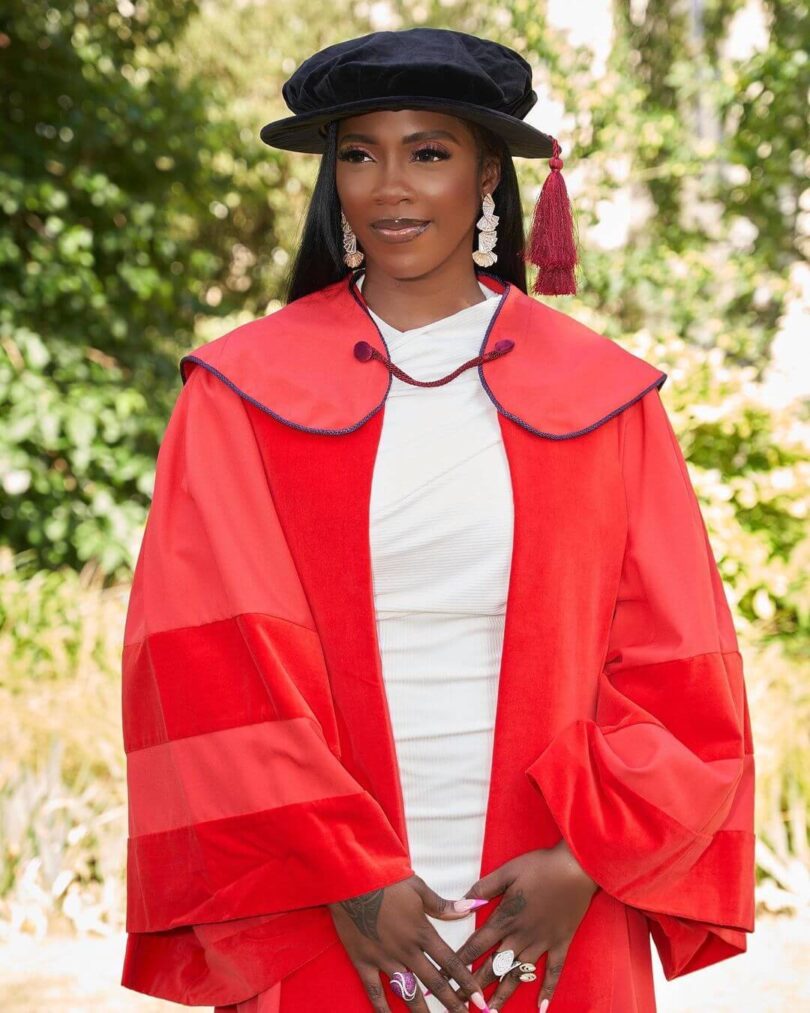 Tiwa Savage bags doctorate degree from University of Kent