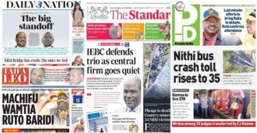 Kenyan Newspapers Review For July 26 2022