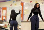 Art teacher under fire for voluptuous curves as parents accuse her of being a distraction (photos)