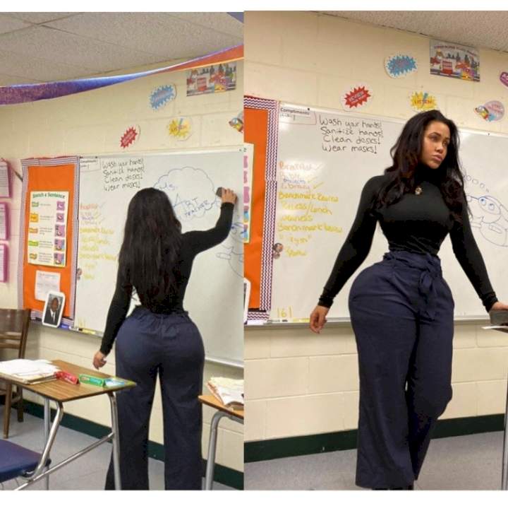 Teacher And Students Xxx Video Mp4 - Art teacher under fire for voluptuous curves as parents accuse her of being  a distraction (photos) â€” citiMuzik