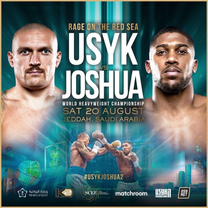 Anthony Joshua Dispatch Information to His Allies Ahead of Usyk Fight