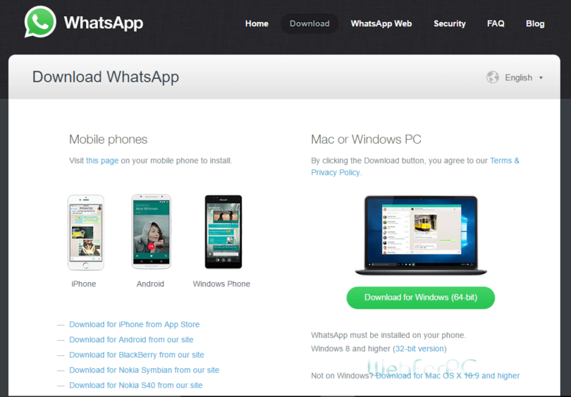 download free whatsapp for pc