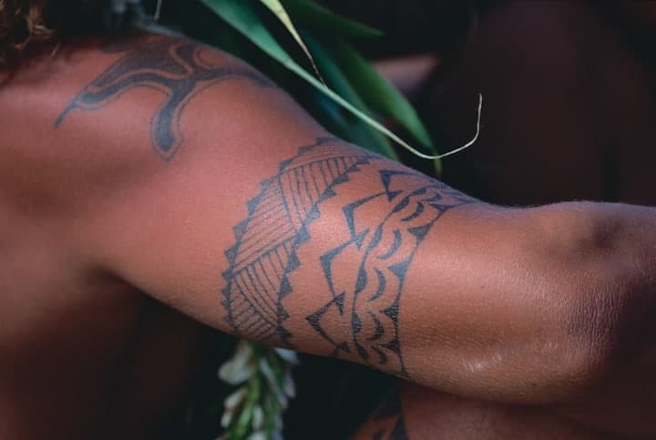 Polynesian Armband Tattoo Female Design. Pattern Aboriginal Samoan Stock  Vector - Illustration of armband, abstract: 256136858