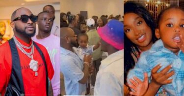 Davido spotted for the first time with two-year-old son, Dawson (Video)