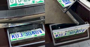 Police to go after producers of plate numbers that change automatically (video)