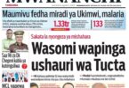 Magazeti ya leo August 1 – Habari kubwa katika magazeti ya leo