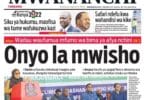 Magazeti ya leo August 9 – Habari kubwa katika Magazeti ya leo