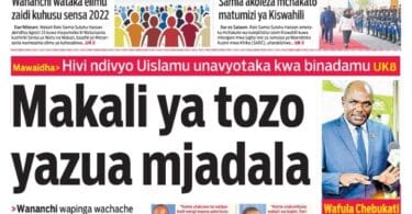 Magazeti ya leo August 19 – Habari kubwa katika Magazeti ya leo