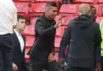 Watch Casemiro Arrive at Old Trafford Ahead of the Game Against Liverpool