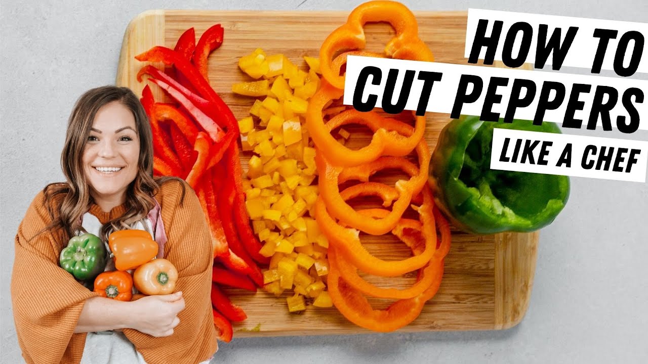 How to Cut a Bell Pepper – A Couple Cooks