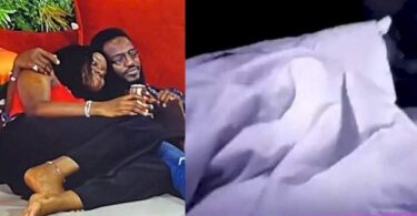 BBNaija: Daniella and Khalid get intimate under the sheet (Video)