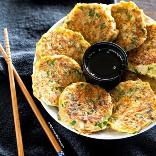 Spinach & tuna pancakes Recipe