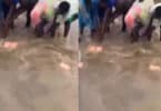 Passersby attempt to rescue man swept by flood in Abule-Egba (Video)