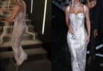 Kim Kardashian struggles to walk in tight dress at the Dolce and Gabbana after party (video)