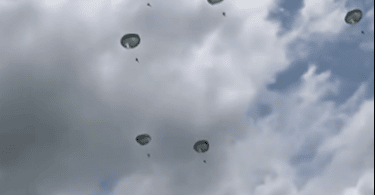 Nigerian military paratroopers seen carrying out a training in Abuja (Video)