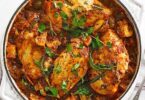 Lighter chicken cacciatore Recipe