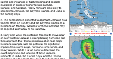 Hurricane Florida: Tropical Depression 9 forms in Caribbean