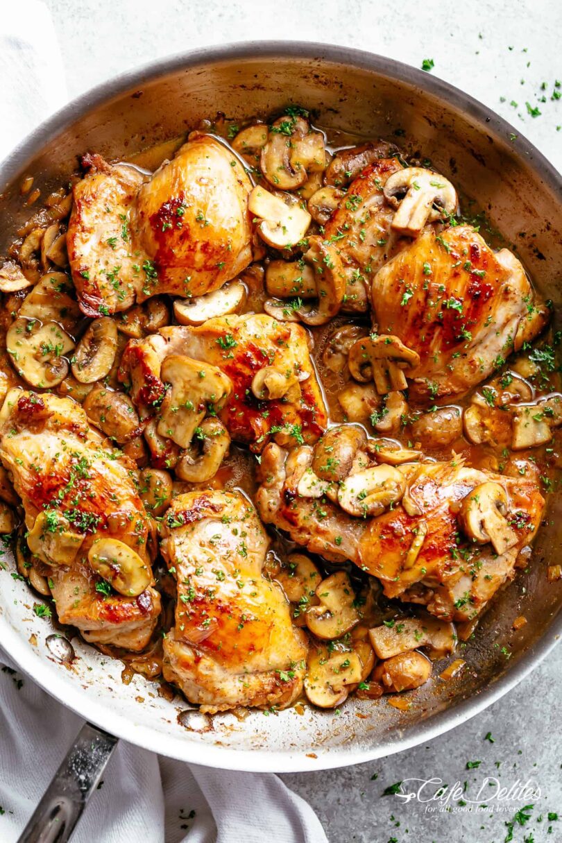 Chicken and Mushrooms Recipe