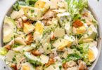 Low-fat chicken caesar salad recipe