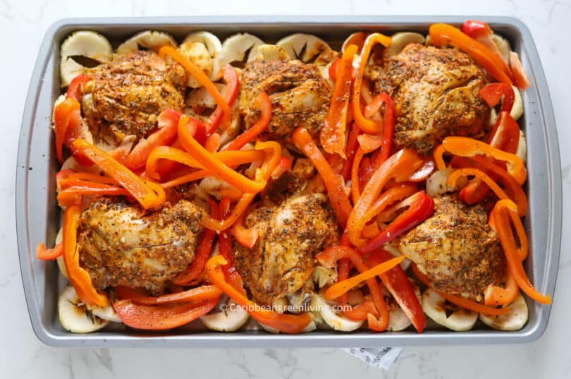 One-pan piri piri chicken dinner Recipe