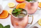 Orange Moscow Mule Mocktail