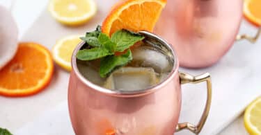 Orange Moscow Mule Mocktail