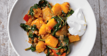 Spinach, sweet potato & lentil dhal Recipe