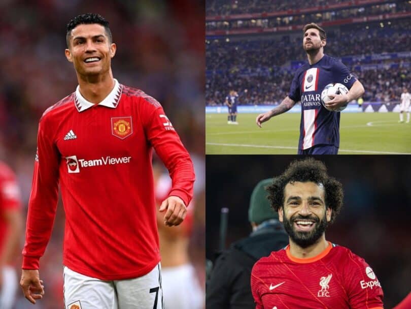 Ronaldo, Messi beaten as highest paid footballers, Salah only African in