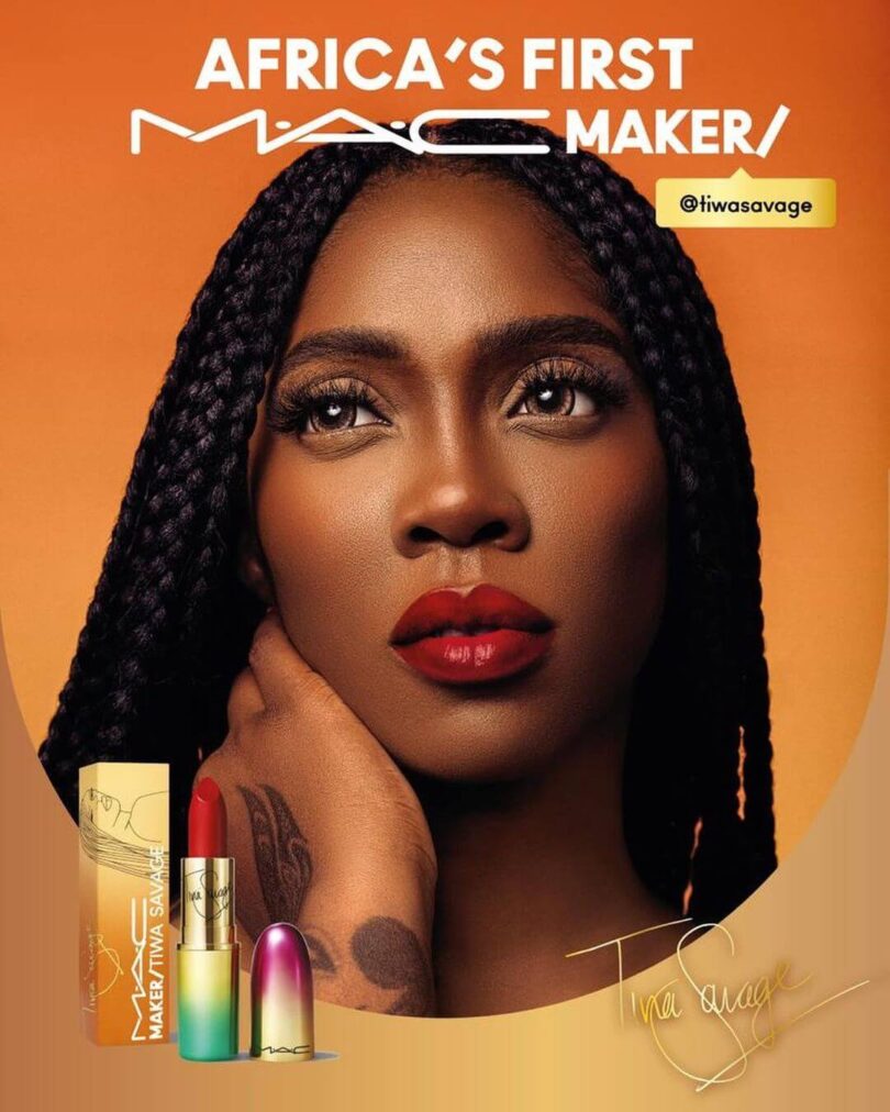 Tiwa Savage Bags International Endorsement Deal With popular cosmetics brand