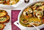 Chicken & Cider Fricassée with Parsley Croûtes Recipe