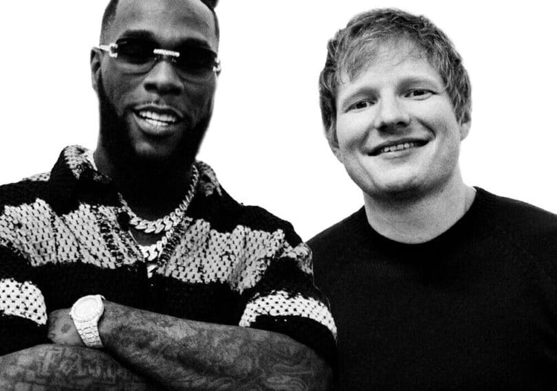 Burna Boy and Ed Sheeran's 'For My Hand' goes Silver in UK