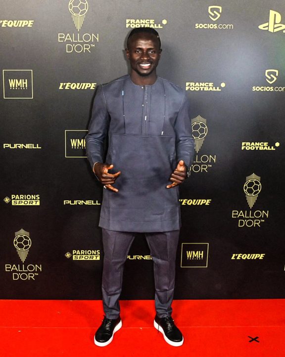 Sadio Mane Bags Award at Ballon d’Or Ceremony