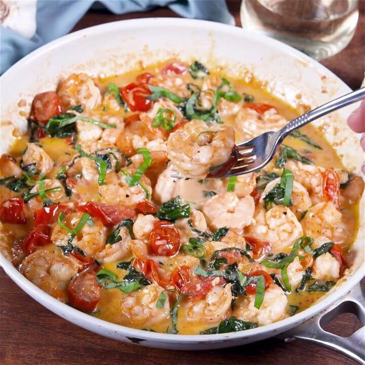 Saucy Tuscan Butter Shrimp Recipe