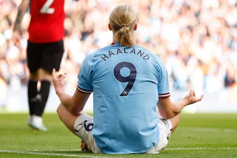 Haaland makes history after scoring a hat-trick in Man City's win over Man Utd