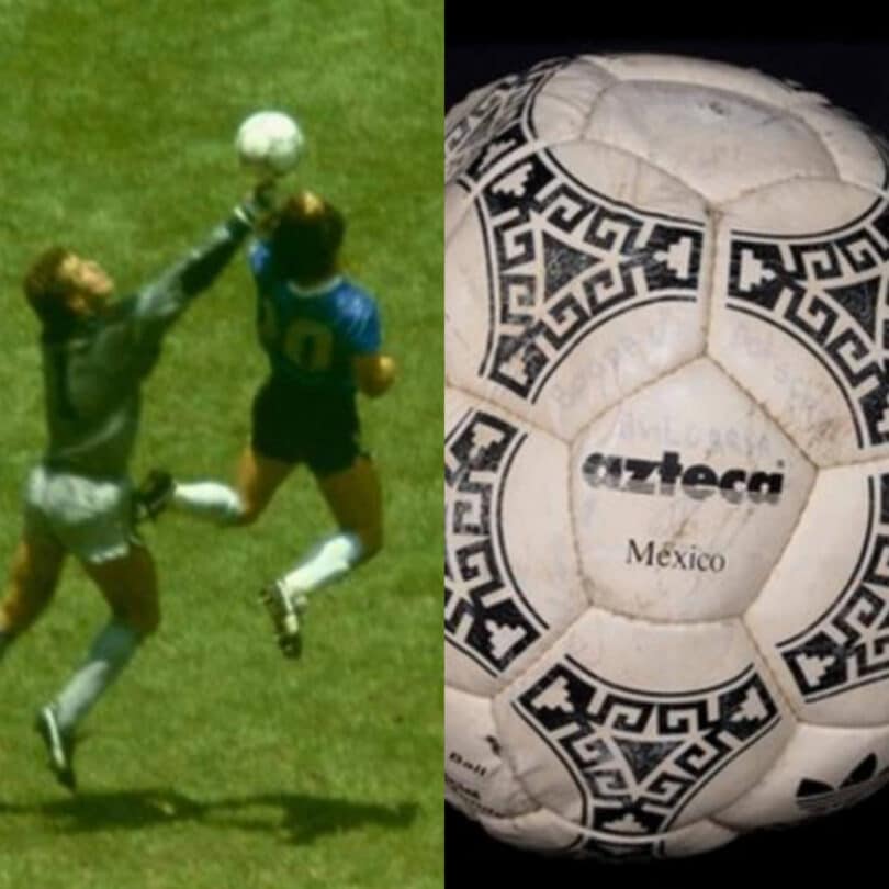 Diego Maradona's 'Hand of God' football set to be sold at auction for £2.5m