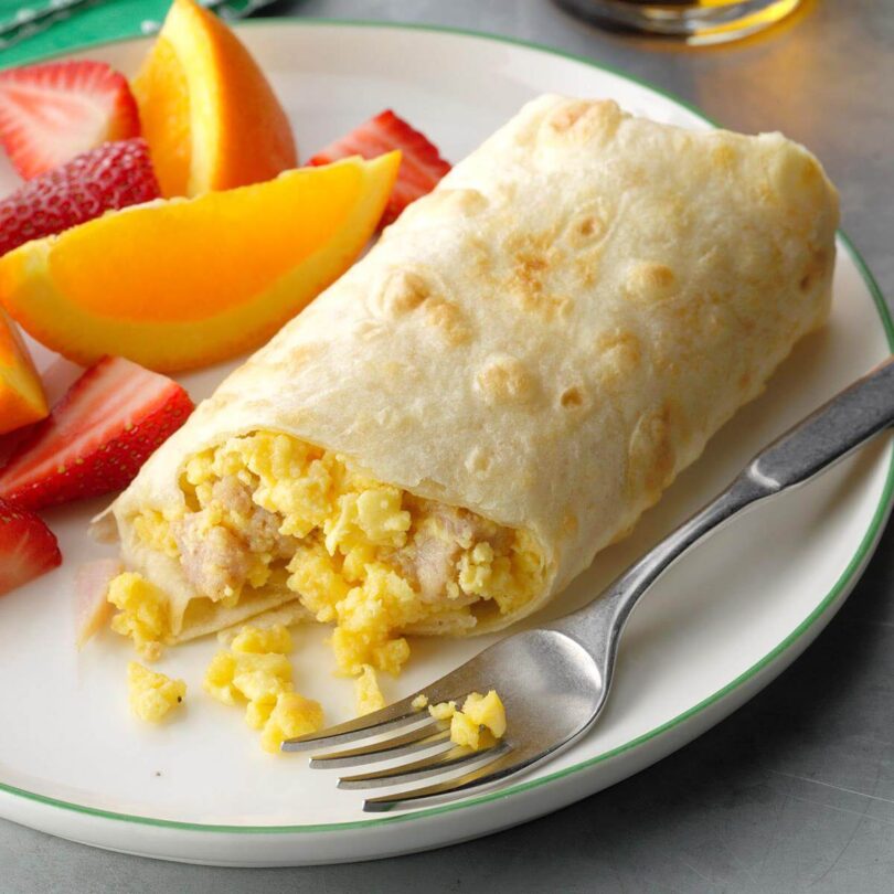 Breakfast Egg Wraps Recipe