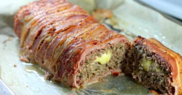 Bacon-Wrapped Keto Meatloaf Recipe